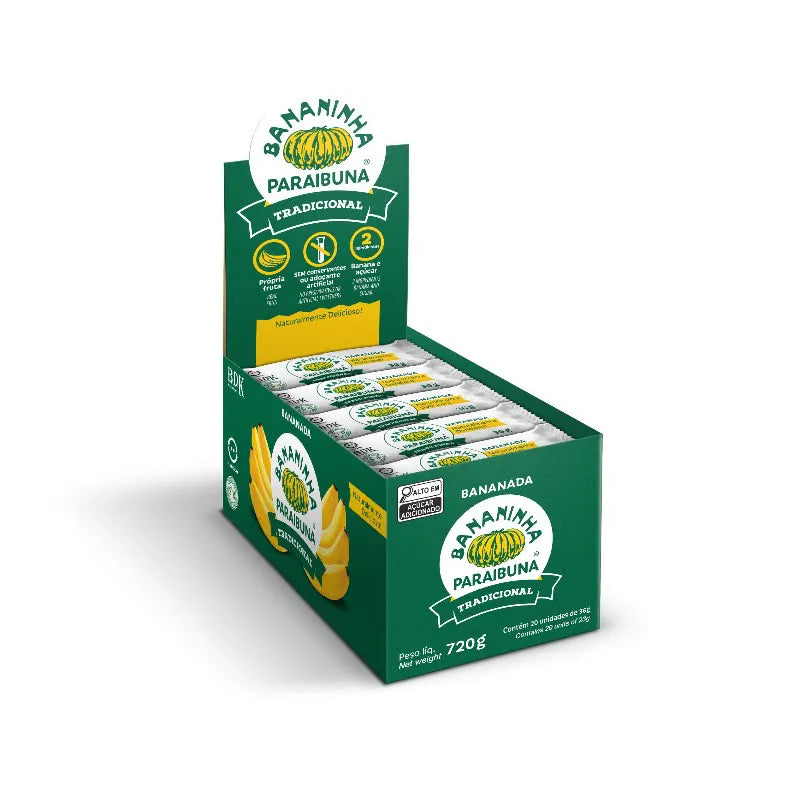 Paraibuna Bananinha Tradicional Caixa (720g)